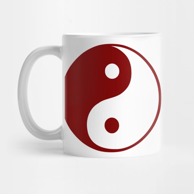 Red yin yang design by Made the Cut